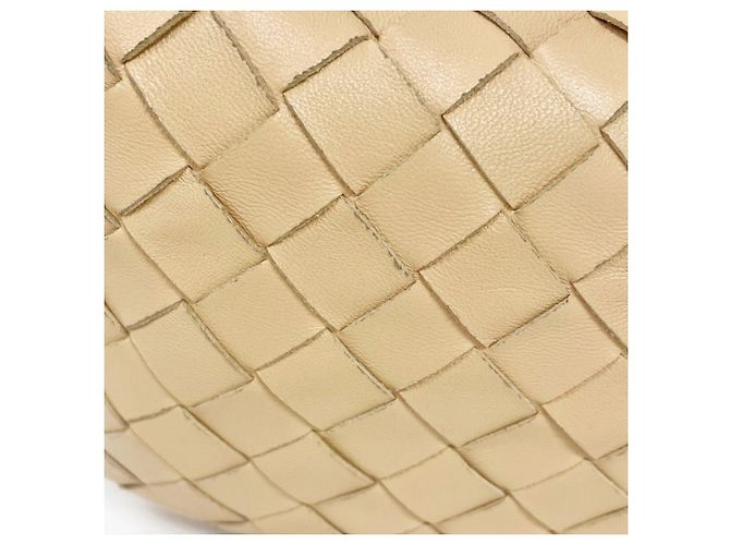 Borsa Mini Jodie di Bottega Veneta Beige - vista 7