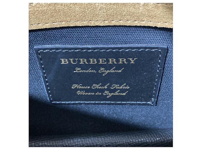 Bolso de hombro Burberry Nova Check Macken Negro - vista 11