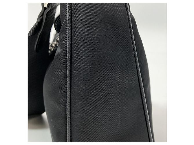 Bolso de hombro Prada Re-Edition 2005 de nylon Negro - vista 10