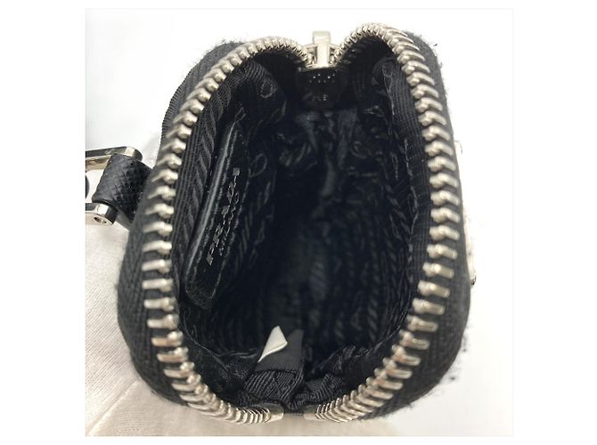 Bolso de hombro Prada Re-Edition 2005 de nylon Negro - vista 11