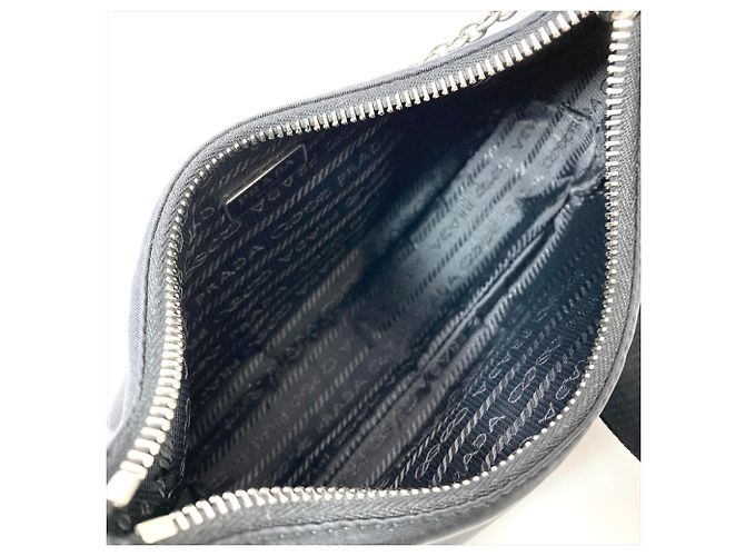 Bolso de hombro Prada Re-Edition 2005 de nylon Negro - vista 6