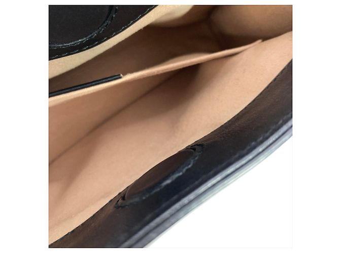 Bamboo Borsa a mano Gucci Nymphaea con manico in bambù Nero - vista 10