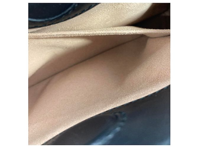 Bamboo Borsa a mano Gucci Nymphaea con manico in bambù Nero - vista 12