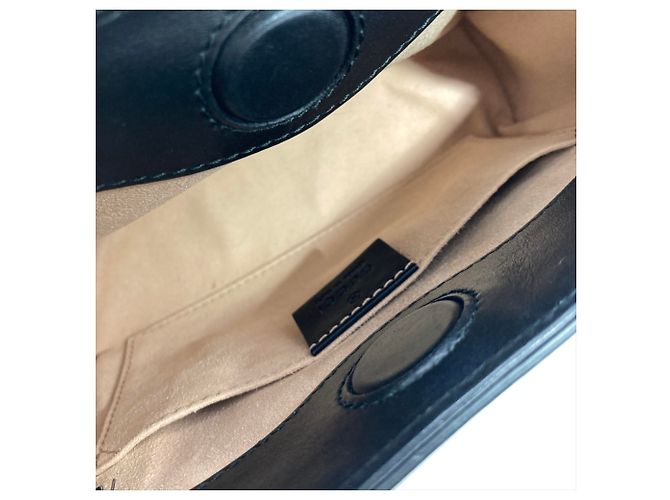 Bamboo Borsa a mano Gucci Nymphaea con manico in bambù Nero - vista 9