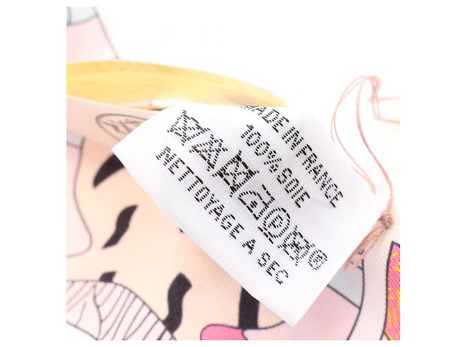 Hermès Hermes Twilly Ribbon Factory Schal Weiß Mehrfarben - Ansicht 5