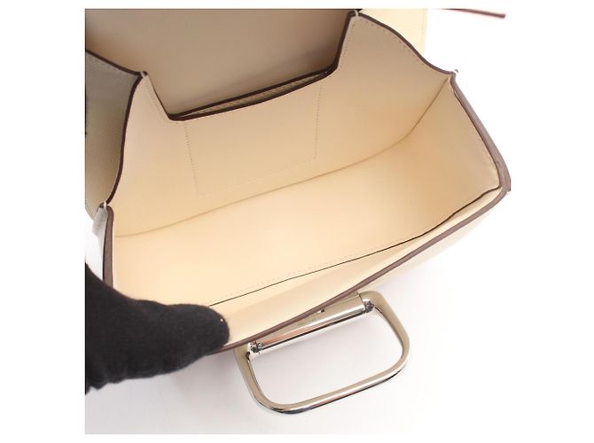 Hermès Hermes Della Cavalleria Mini Schultertasche Roh - Ansicht 3