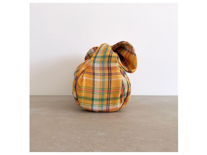 Rejina Pyo Borsa Nane Plaid SS20 Multicolore Giallo - vista 10