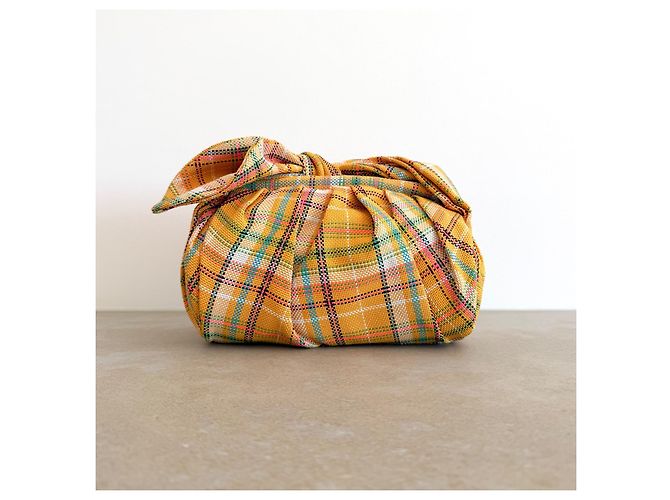 Rejina Pyo Borsa Nane Plaid SS20 Multicolore Giallo - vista 12