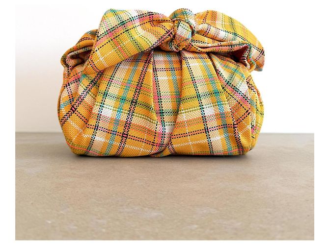 Rejina Pyo Borsa Nane Plaid SS20 Multicolore Giallo - vista 5