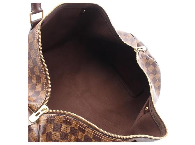 Louis Vuitton Keepall 50 Boston Tasche Braun Damier ebene - Ansicht 3