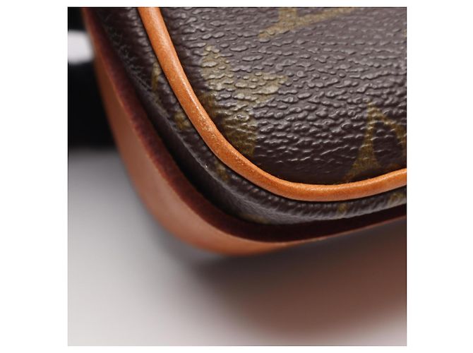 Louis Vuitton Cartouchiere MM Monogram Schultertasche Braun - Ansicht 7