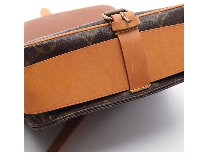 Louis Vuitton Cartouchiere MM Monogram Schultertasche Braun - Ansicht 9