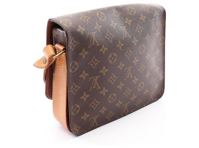 Louis Vuitton Monogram Cartouchiere GM Schultertasche Braun - Ansicht 2