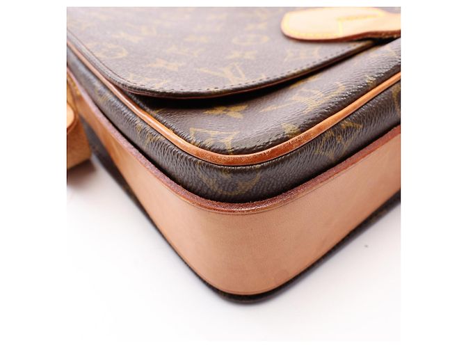 Louis Vuitton Monogram Cartouchiere GM Schultertasche Braun - Ansicht 9
