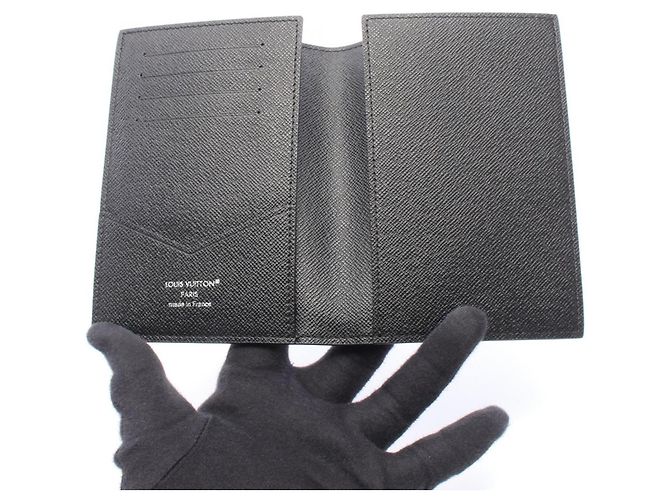 Louis Vuitton Monogram Eclipse Business Card Case Nero - vista 3