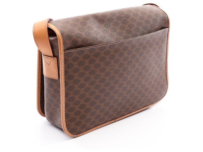 Céline Bolso de hombro Celine Macadam Brown Castaño - vista 2