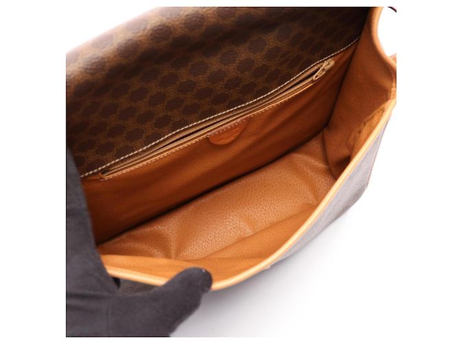 Céline Bolso de hombro Celine Macadam Brown Castaño - vista 3