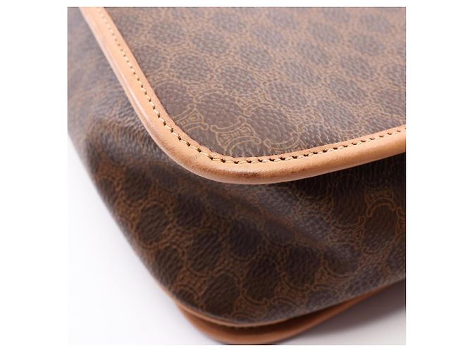 Céline Bolso de hombro Celine Macadam Brown Castaño - vista 7