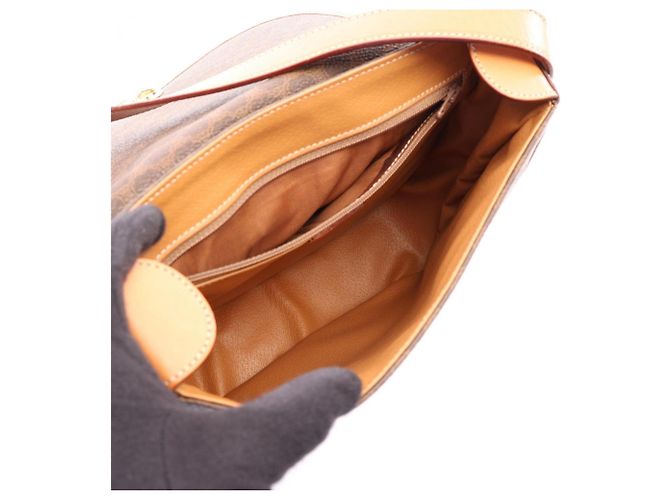Céline Celine Macadam Schultertasche Braun - Ansicht 3