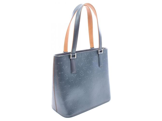 Louis Vuitton Stockton Handtasche Marineblau - Ansicht 2