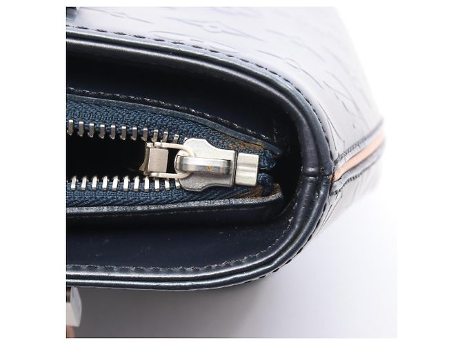 Louis Vuitton Stockton Handtasche Marineblau - Ansicht 8