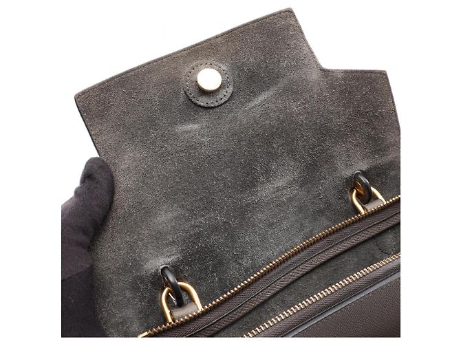 Céline Celine Belt Bag Micro Castaño - vista 9