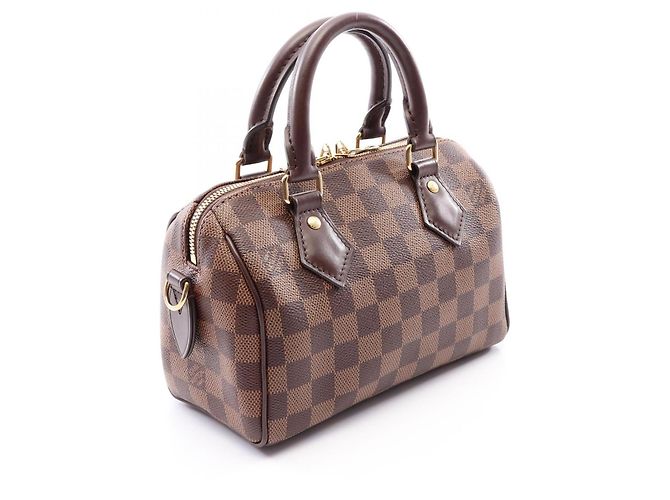Borsa Louis Vuitton Speedy Bandoulière 20 Marrone - vista 2