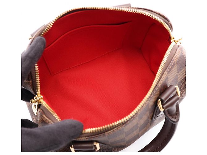 Borsa Louis Vuitton Speedy Bandoulière 20 Marrone - vista 3