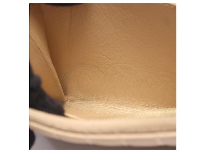 Céline Celine C-Charm Leather Coin Purse Beige - view 9
