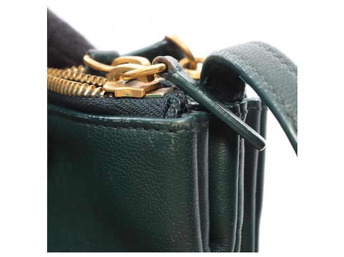 Céline Bolso de hombro Celine TRIO SMALL Verde - vista 11