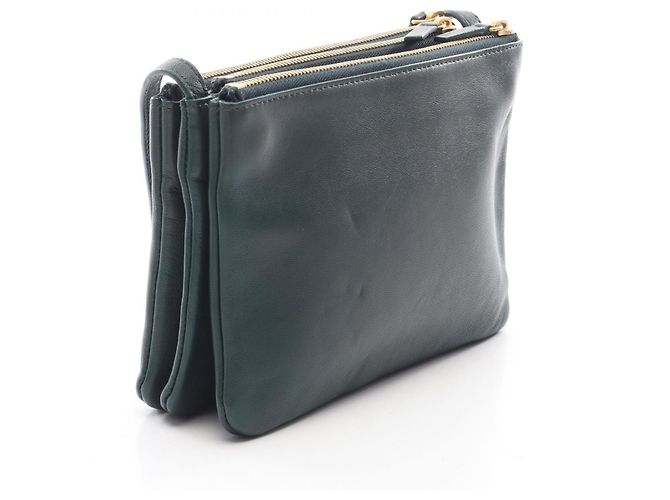 Céline Bolso de hombro Celine TRIO SMALL Verde - vista 2