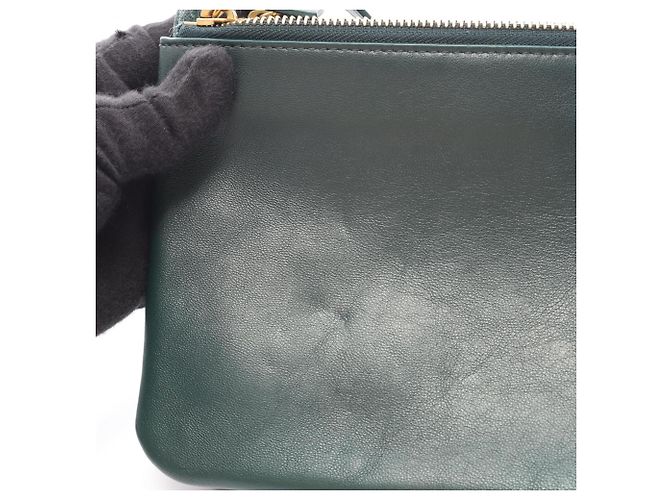 Céline Bolso de hombro Celine TRIO SMALL Verde - vista 9
