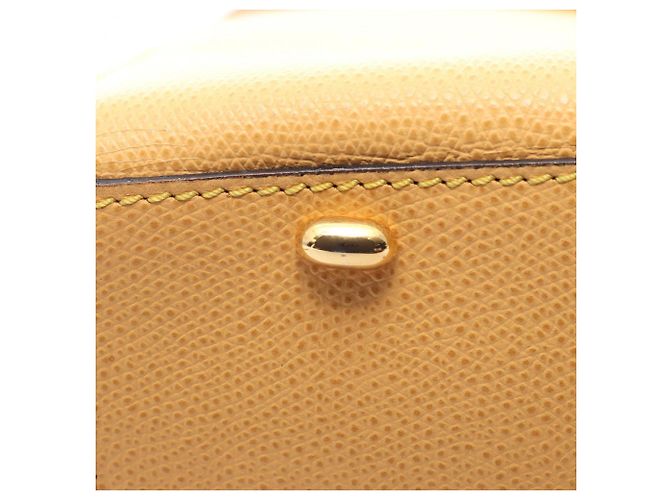 Céline Celine Turnlock 2-Way Handtasche Gelb - Ansicht 10