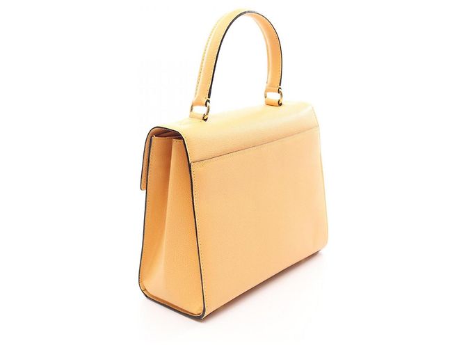 Céline Celine Turnlock 2-Way Handtasche Gelb - Ansicht 2