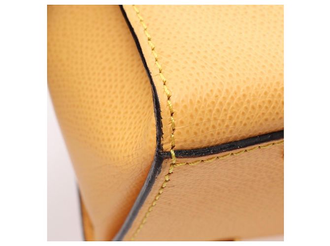 Céline Celine Turnlock 2-Way Handtasche Gelb - Ansicht 7