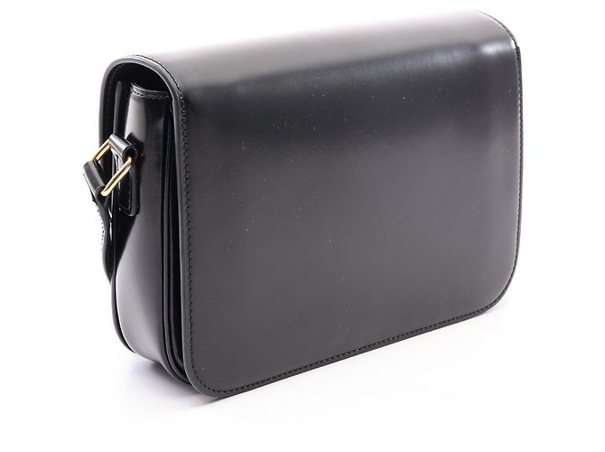 Céline Bolso de hombro Celine Classic Triomphe Medium Negro - vista 2
