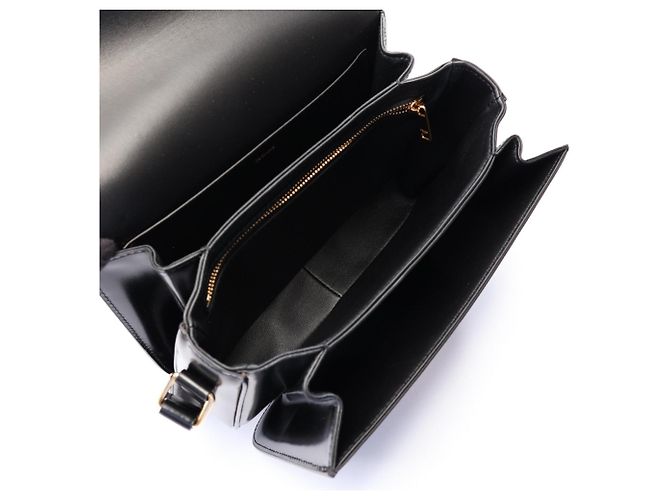 Céline Bolso de hombro Celine Classic Triomphe Medium Negro - vista 3
