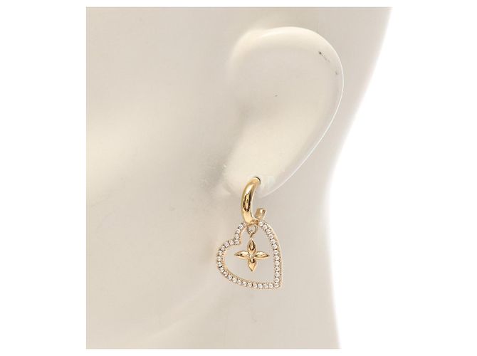 Louis Vuitton My LV Heart Drop Ohrringe Golden - Ansicht 5