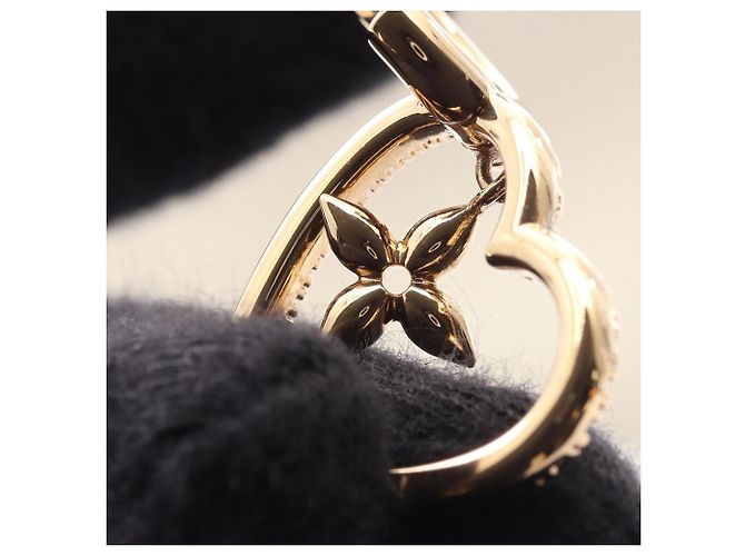 Louis Vuitton My LV Heart Drop Ohrringe Golden - Ansicht 8