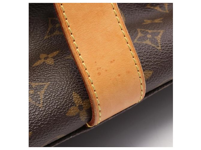 Bolsa Louis Vuitton Manhattan GM Monogram Marrom Monograma - vista 12