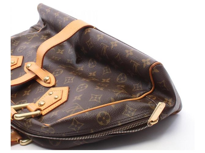 Bolsa Louis Vuitton Manhattan GM Monogram Marrom Monograma - vista 13