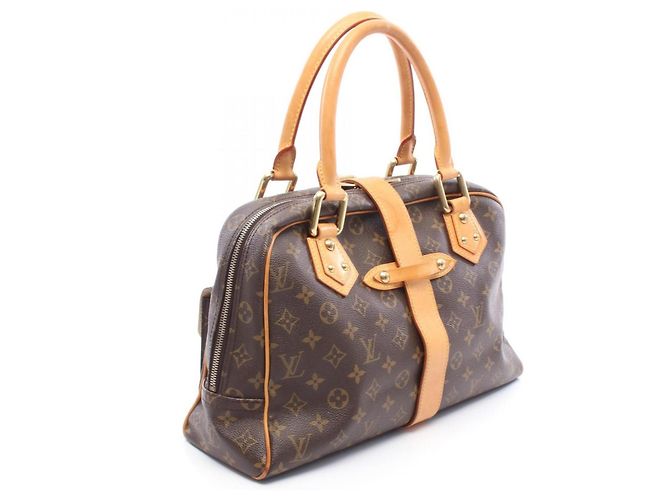 Bolsa Louis Vuitton Manhattan GM Monogram Marrom Monograma - vista 2