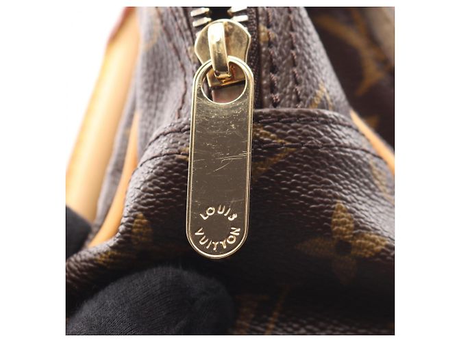 Borsa Louis Vuitton Manhattan PM Marrone Monogramma - vista 10