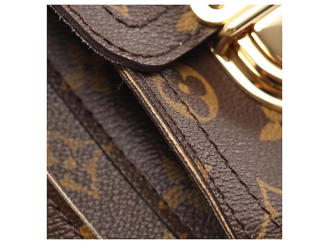 Borsa Louis Vuitton Manhattan PM Marrone Monogramma - vista 6