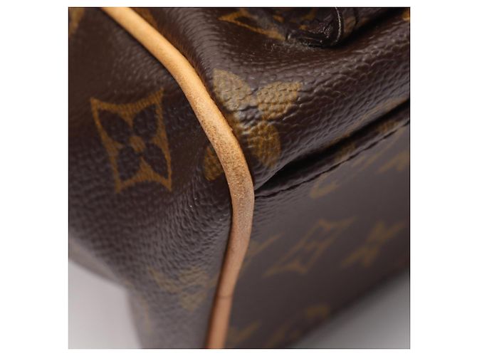 Borsa Louis Vuitton Manhattan PM Marrone Monogramma - vista 7