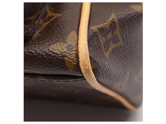 Borsa Louis Vuitton Manhattan PM Marrone Monogramma - vista 8