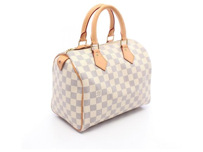 Bolso de mano Louis Vuitton Speedy 25 Blanco - vista 2