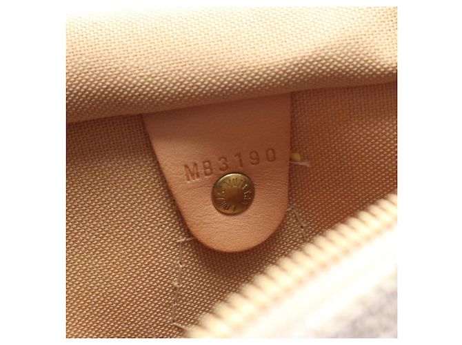 Bolso de mano Louis Vuitton Speedy 25 Blanco - vista 5