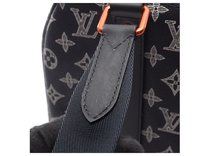 Borsa Boston Louis Vuitton Speedy Bandoulière 40 Bianco Rosso Blu navy - vista 11