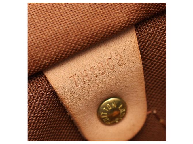 Louis Vuitton Speedy 30 Monogram Handtasche Braun - Ansicht 5